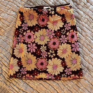 Princess Polly floral mini skirt